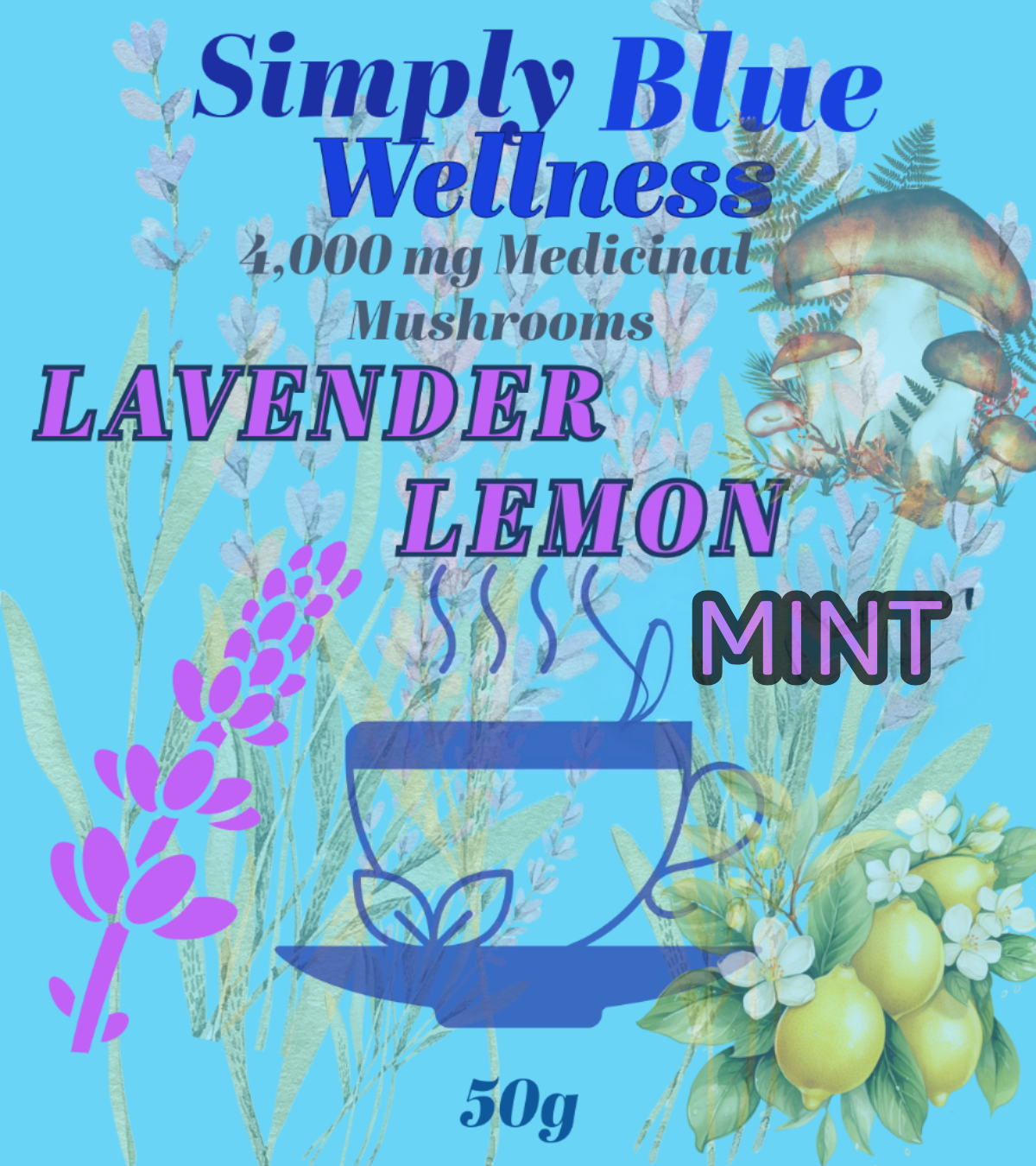 Lavender, Lemon, Mint